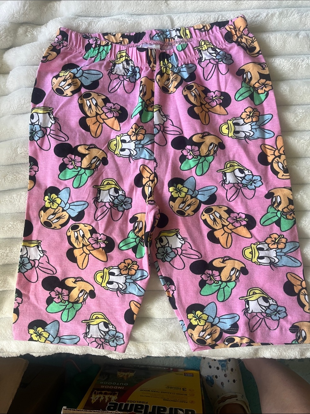 Disney Pink Minnie Mouse Floral Shorts
